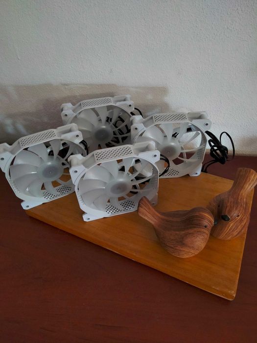 Novas ARGB Ventoinhas White/Branca | Montech