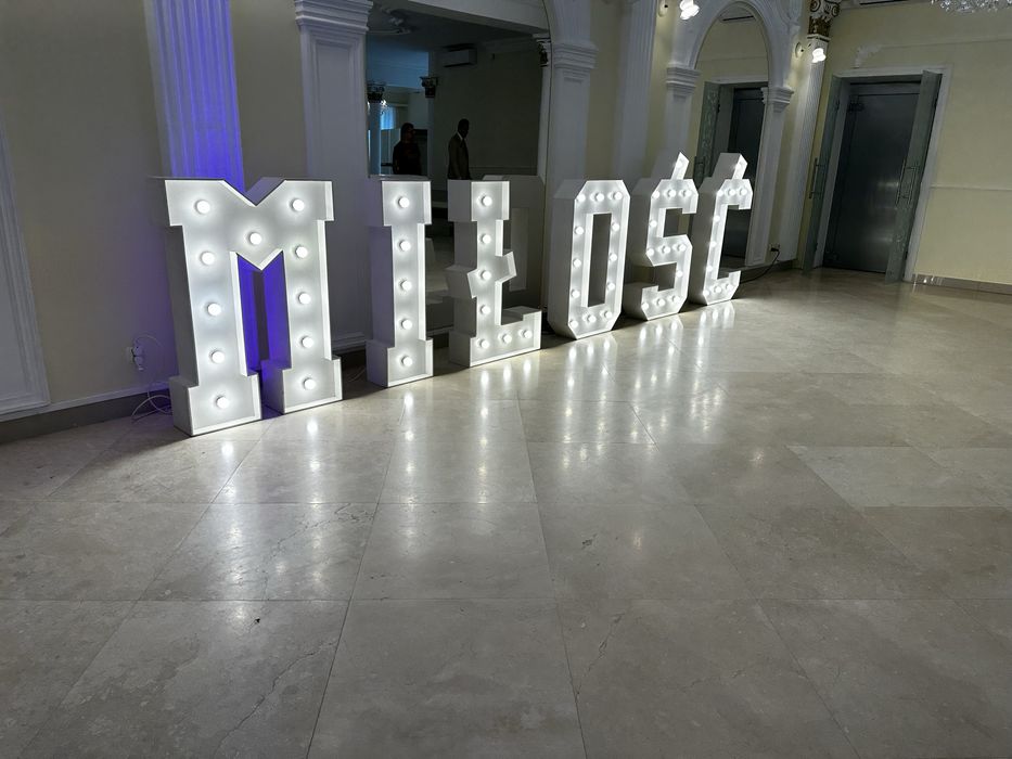 Napis „Miłość” | Hit wesel | Gotowy do pracy
