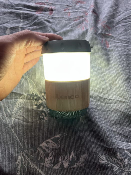 Głośnik Bluetooth z lampką Lenco BTL-030BA – nowy, sprawny