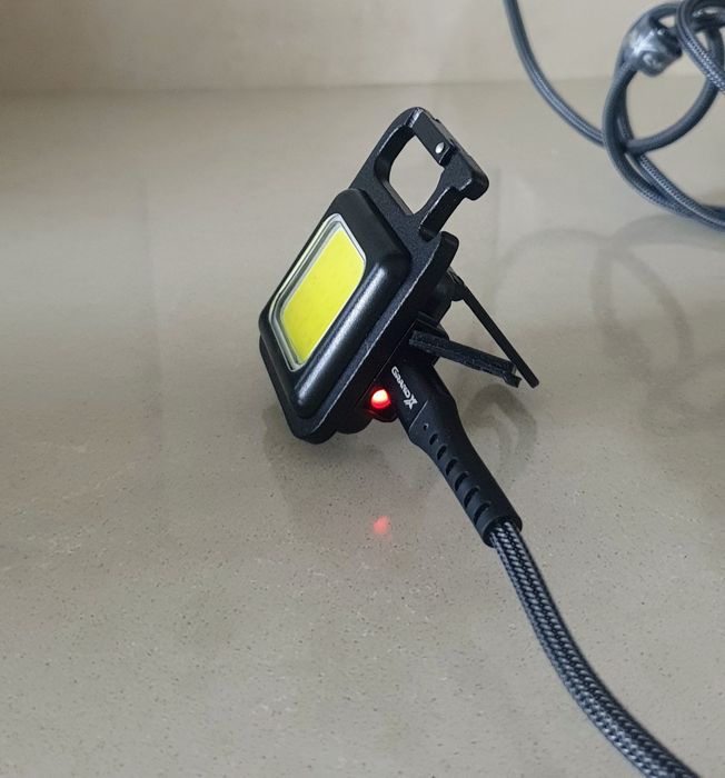 Міні-світлодіодний ліхтарик  с акумулятором 500 mAh, 1200 люмен