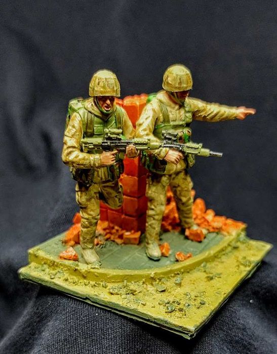 Мини-диорама "British Desert rats"