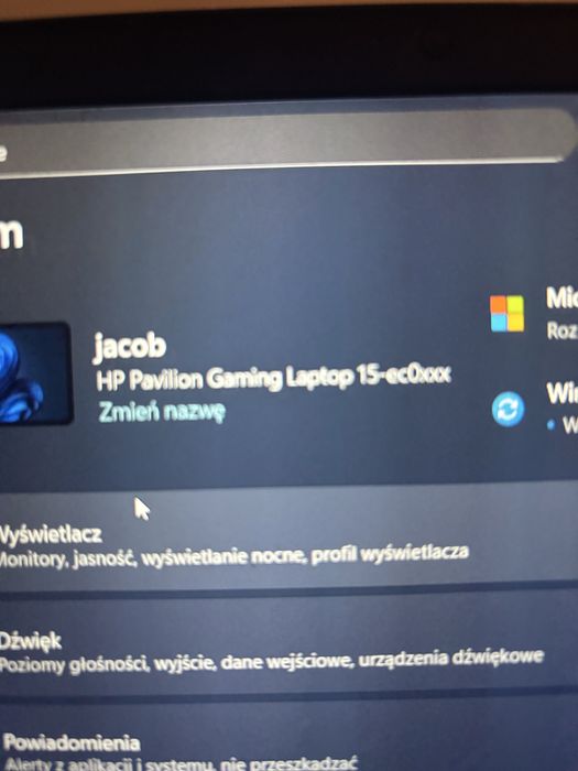 Laptop gamingowy hp pavilion 15 gaming