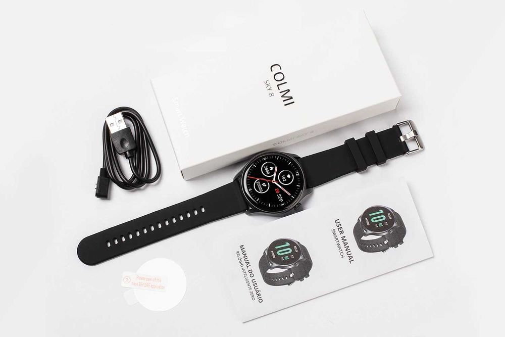 SmartWatch SKY 8 kroki, kalorie, tętno, ciśnienie, powiadomienia, PL.