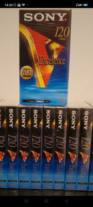 Cassetes Sony VHS HI-FI