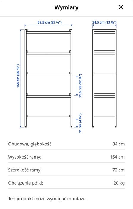 Regał IKEA Ekenabben