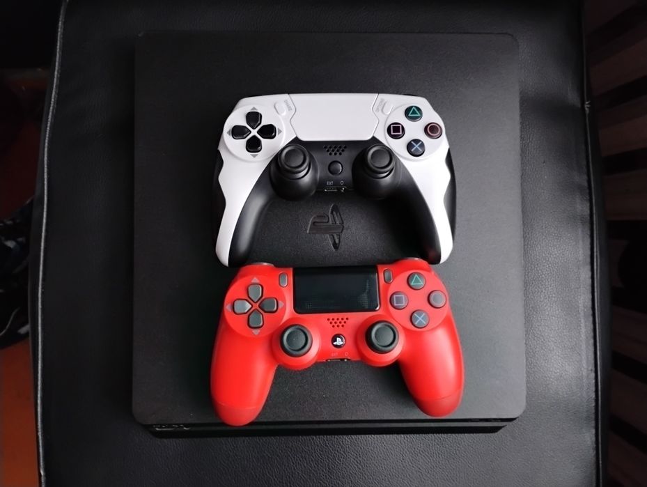 PlayStation 4 PS4 Slim 500GB 2 Pady Kontrolery 7 Gry Mafia Trylogia