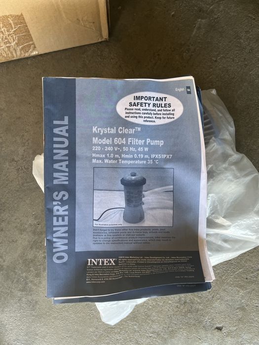 Piscina Intex 300x200x75 + Bomba