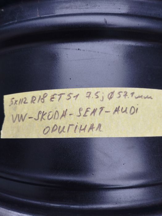 Диски 5×112 R18 ET51 VW Passat,Golf,Jetta-Skoda A5,7,SuperB,Scaut-Seat