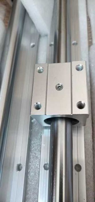 Prowadnica szyna liniowa SBR12 1000mm z blokami ślizgowymi - 2 SZTUKI