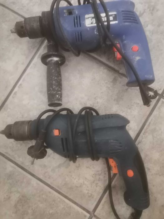 Dwie wiertarki uszkodzone