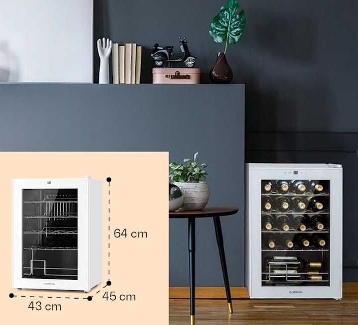 Lodówka na Wino Napoje 20 butelek 5 do 18°C