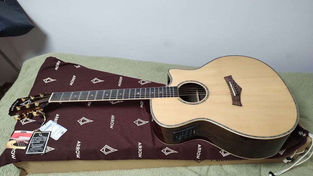 NOWA Arrow Platinum RW  gitara elektroakustyczna PALISANDER cudowna !!