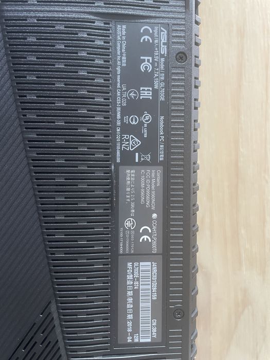 Computador Gaming ASUS GL703GE