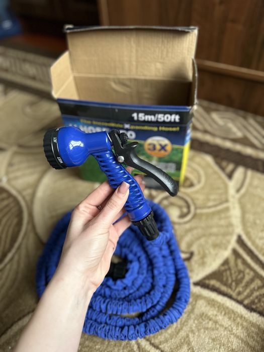 Шланг для поливання городу який розтягується v-hoze pro