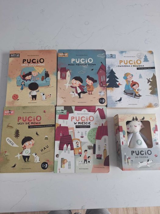 Praktycznie nowe książeczki przygód Pucia