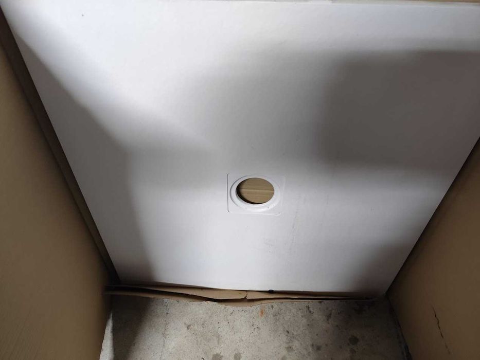 Base de Duche em Resina 80x80 c/válvula