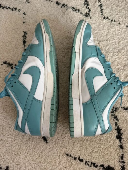 Nike Dunk Low buty sportowe turkusowo-białe rozm. 44 - stan dobry