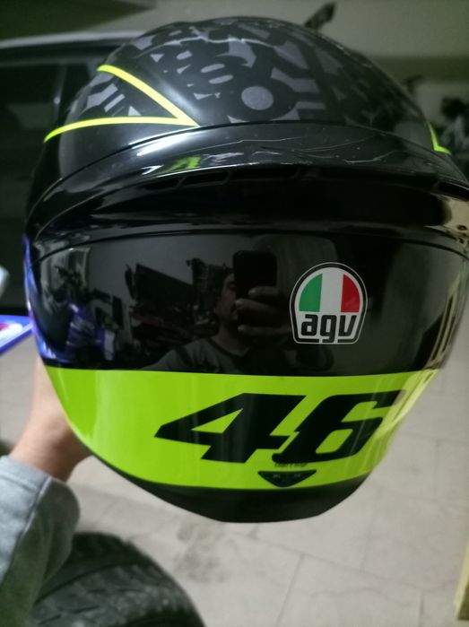 Vendo capacete  agv 46 como novo pouco uso