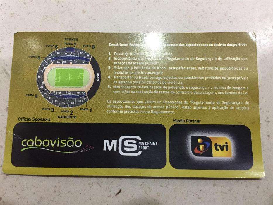 Bilhetes de Futebol - SL Benfica 2013/2014 (marcos da época)