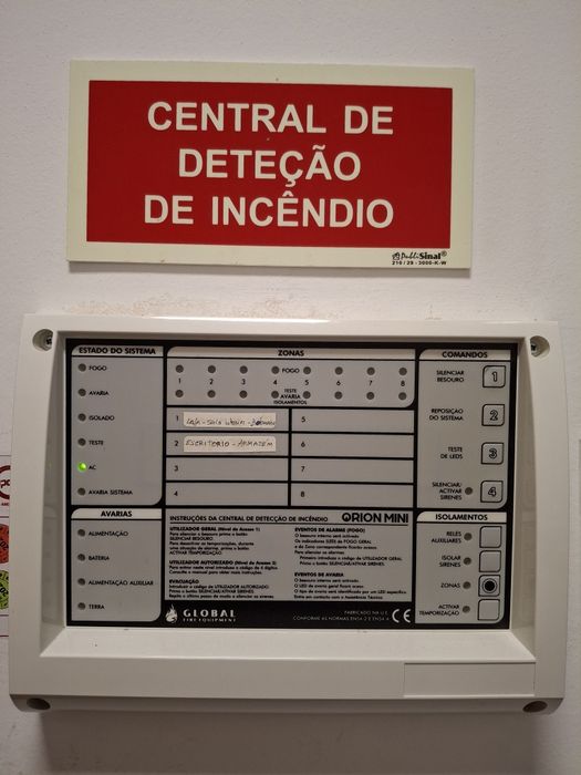 Central de incêndio  ORION MINI