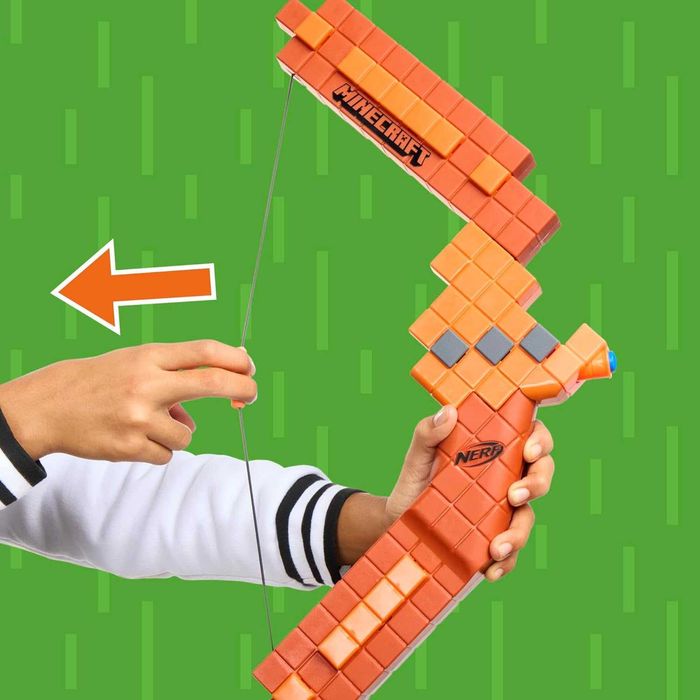 Лук Майнкрафт Hasbro Nerf Minecraft Bow Dart Blaster
