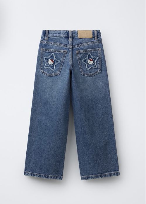 Джинси hello kitty straight Zara 156cm