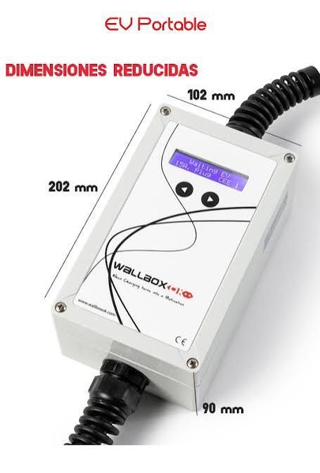 Carregador Wallbox OK portátil regulável até 32A monofásico trifásico