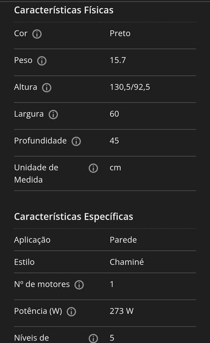 Exaustor HAIER, Wifi,  A++
