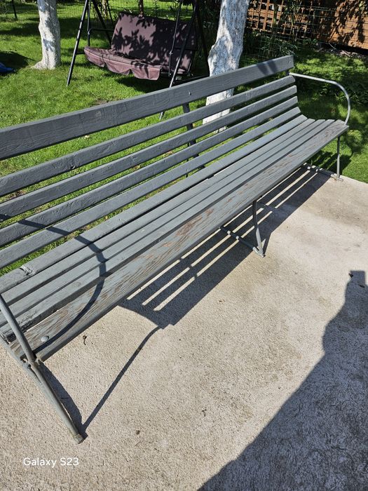 Ławka ogrodowa z PRL-U