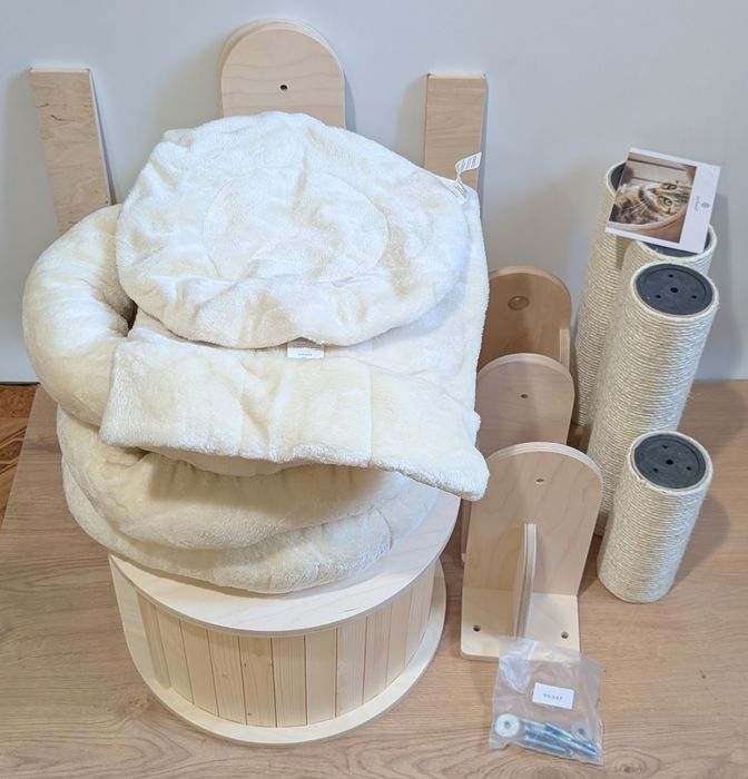 Natural Paradise Magnolia Drapak dla Kota Ścienny 200cm DUŻY SOLIDNY