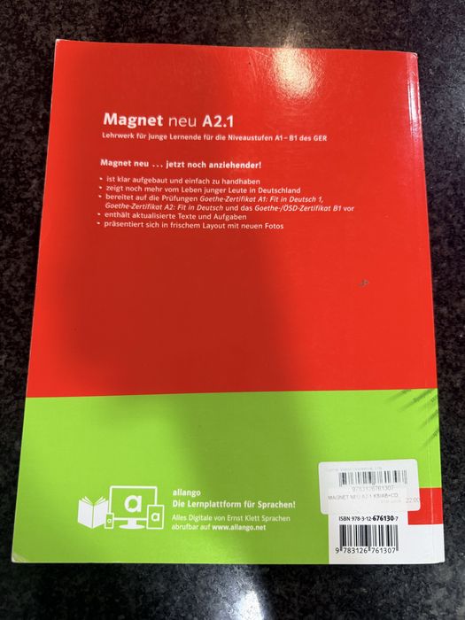 Livro Manual Magnet neu A2.1: Kurs- und Arbeitsbuch mit Audio-CD
