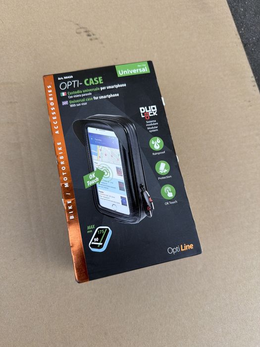 Opti-Case uchwyt na telefon motocyklowy Komplet