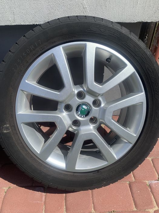 Oryginalne alufelgi Skoda Yeti, Kodiaq, Karoq, Oktawia, Superb II 225/50r17
