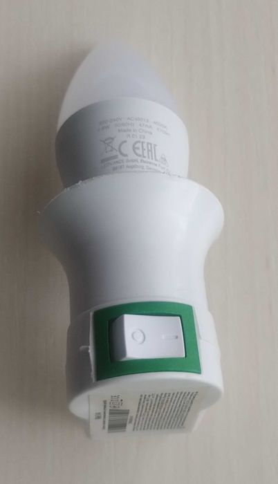 Светильник на 220в с выключателем