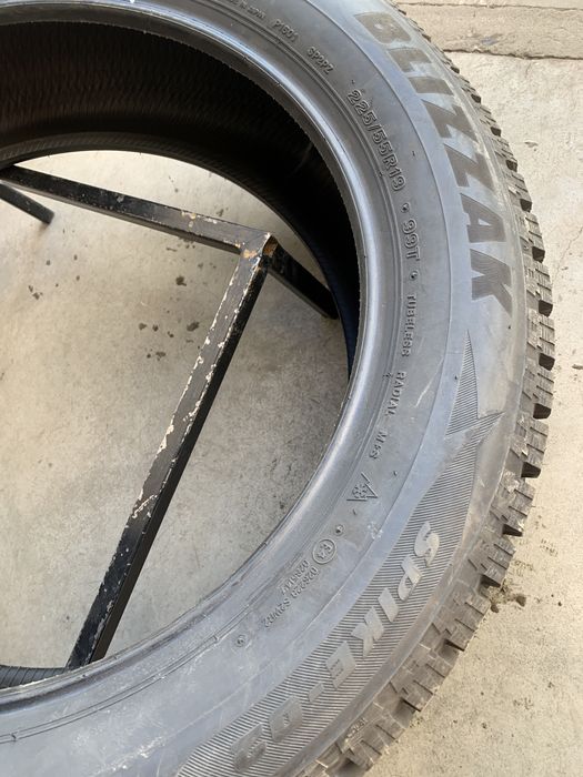 (8шт) нові 225/55R19 Bridgestone Blizzak Spike-02 (99T) зимові шини