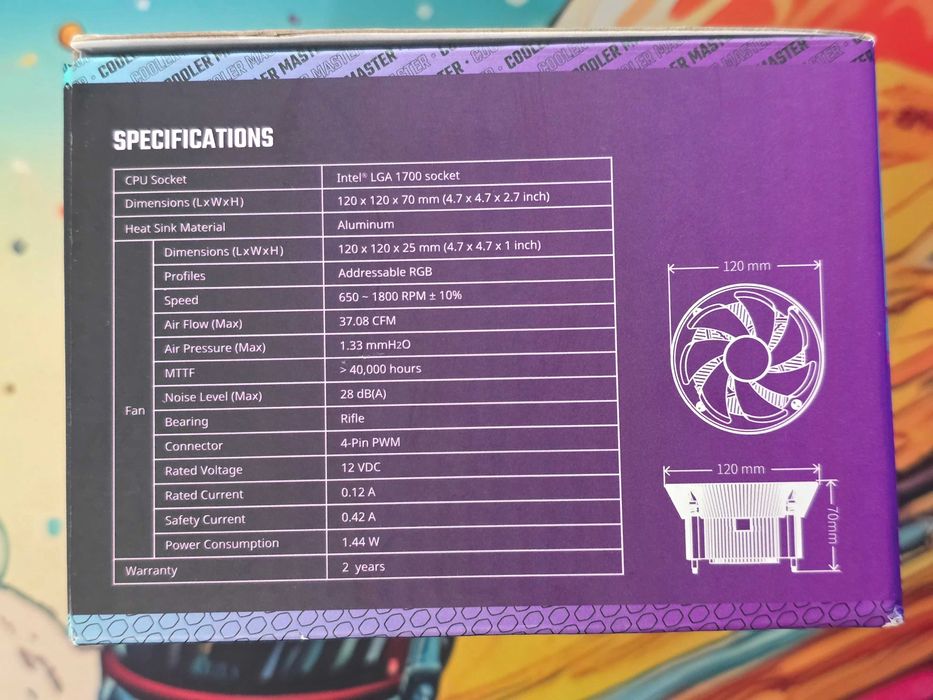 Cooler Master I70C RGB Intel LGA1700