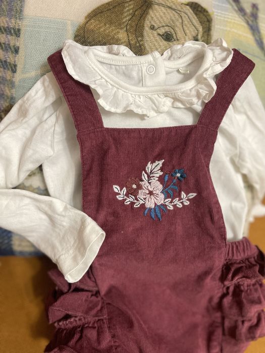 Дитячий набір боді комбінезон фотосесія осінь 74 80 см TU