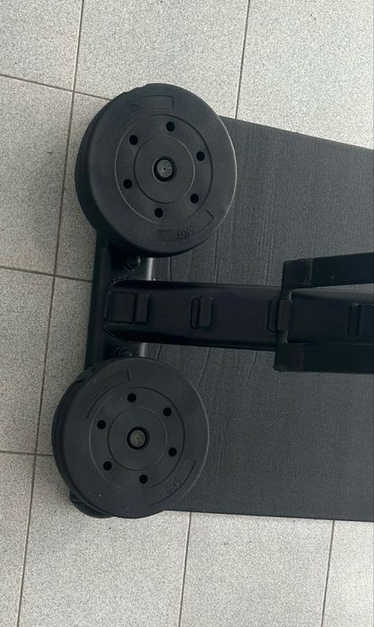 Vendo banco e alteres novo