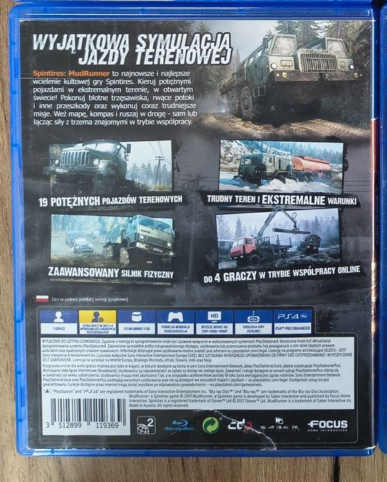 Mud Runner gra ps4 polska wersja jezykowa