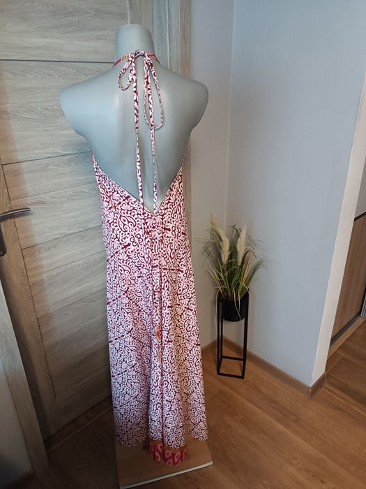 Sukienka maxi w stylu boho Made in Italy