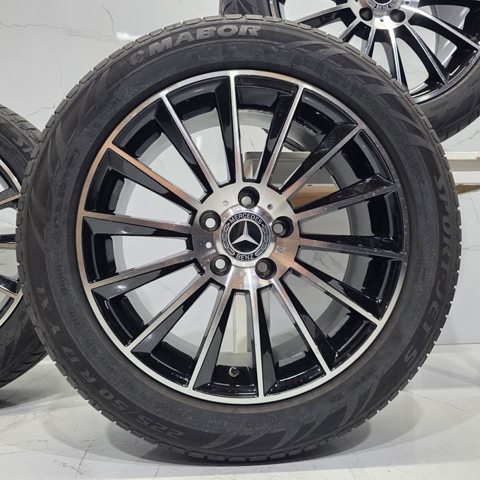 Jantes 17" Compatíveis Mercedes AMG classe C W205 com pneus 5x112