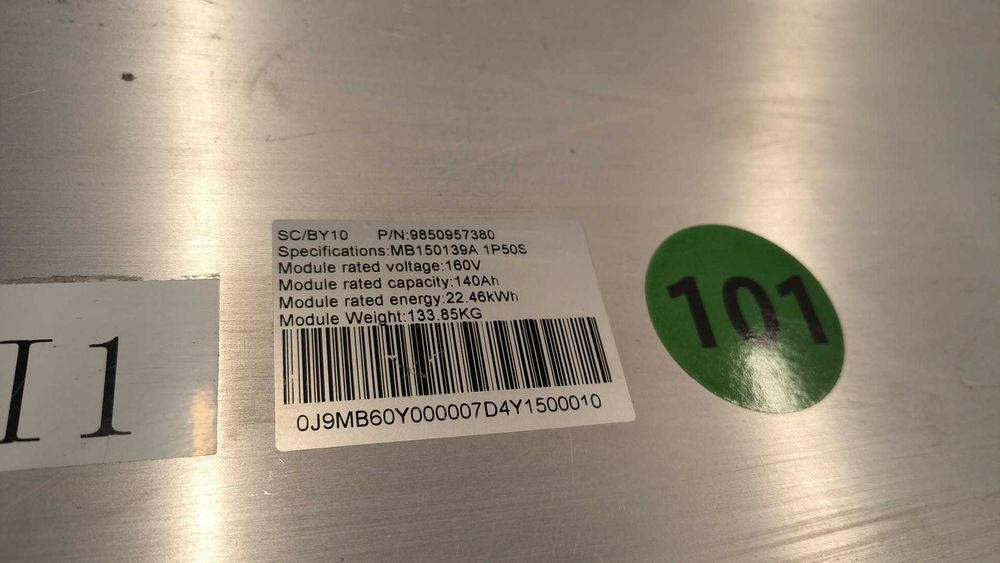 Moduł baterii HV LFP 1P50S, 22,46 kWh, 140Ah, 160V – EV, magazyn energii