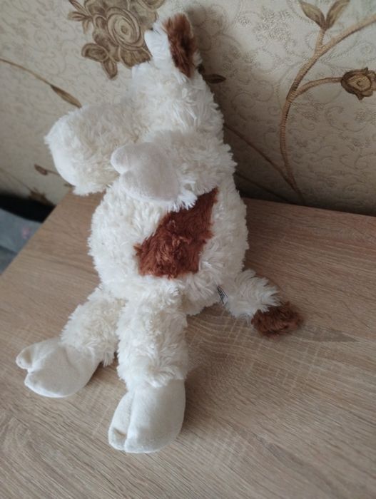 Мягкая игрушка, маленький бычок.