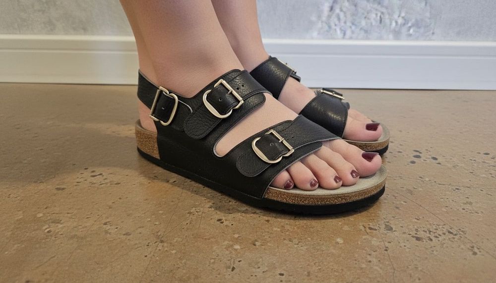 Buty, sandały skórzane Protetika, rozmiar 40, długość wkładki 26 cm
