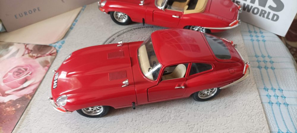 Model Kolekcjonerski Jaguar E 1961 Coupe Bburago 1 18
