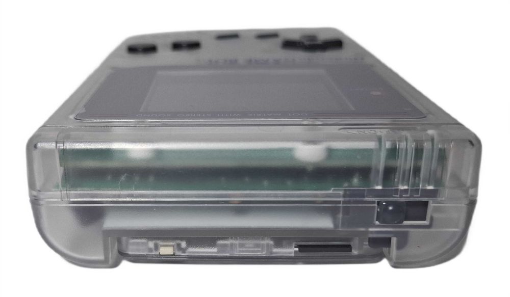 Game Boy Classic – Transparent - Podświetlany IPS LCD - Flash Cart 8GB