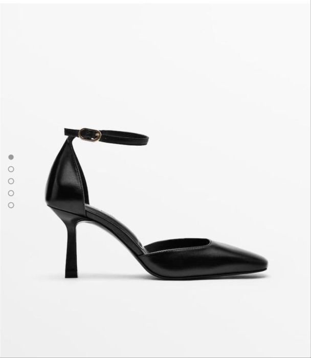 Шкіряні туфлі Massimo Dutti, р. 39