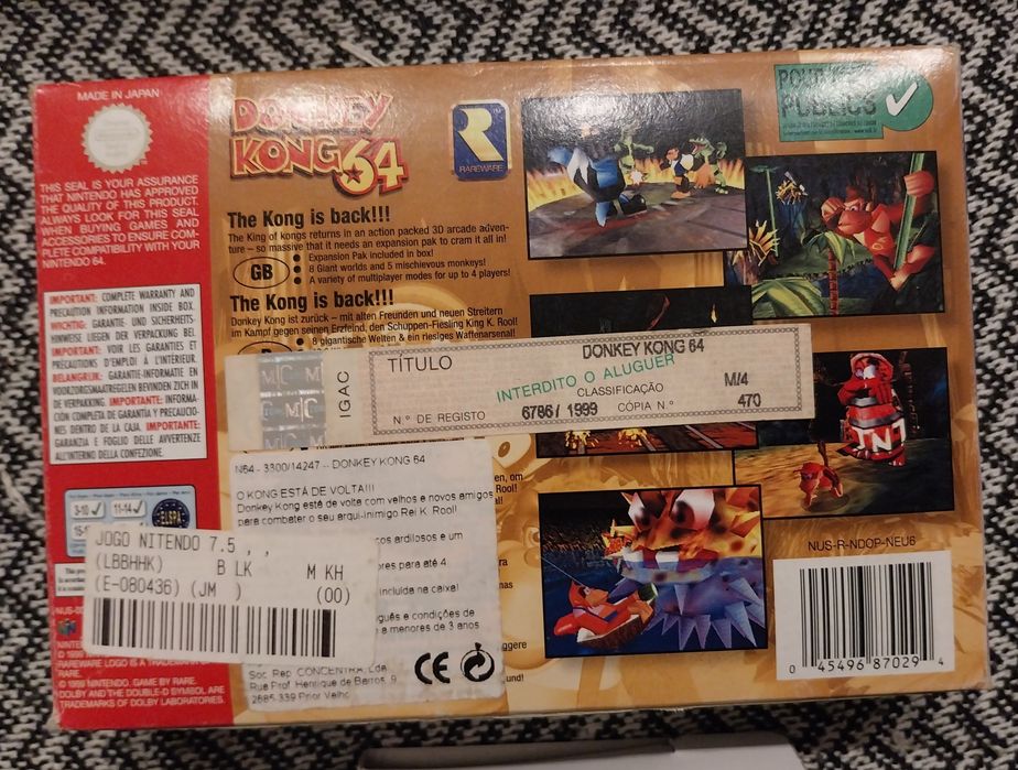 Donkey Kong N64 Original