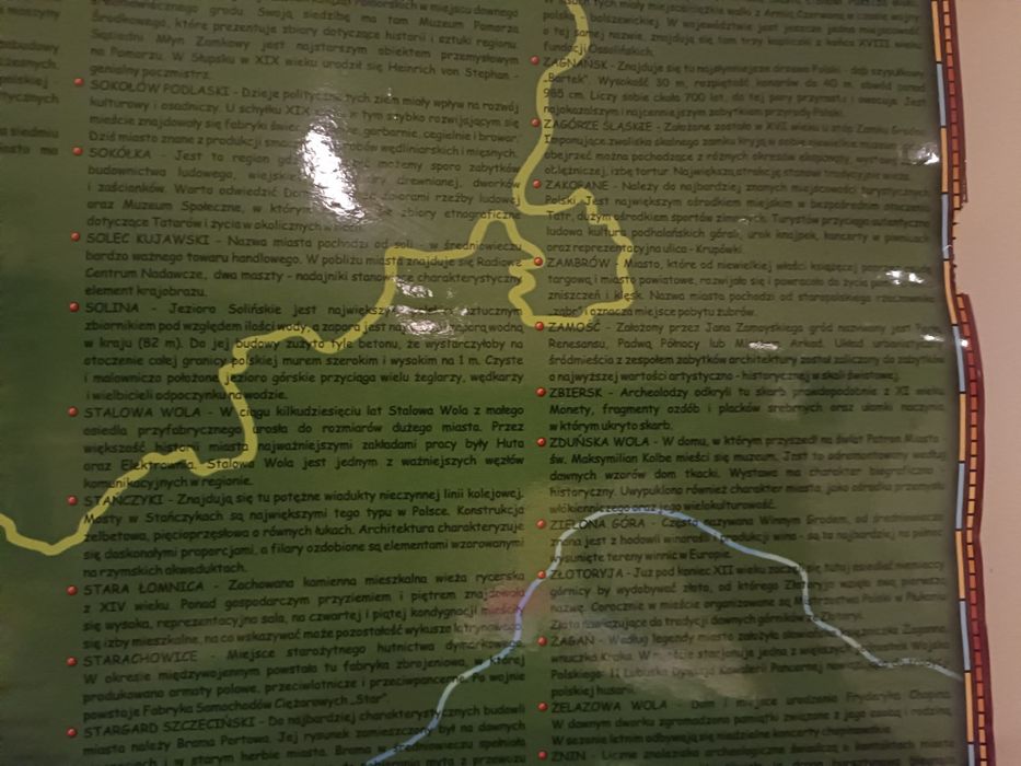 Mapa ścienna dla dzieci