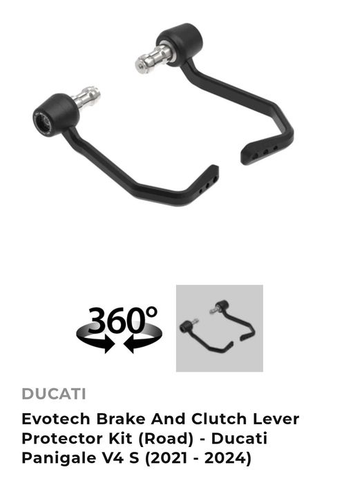 Защита рук, захист рук Ducati, все модели от Evotech Performance
